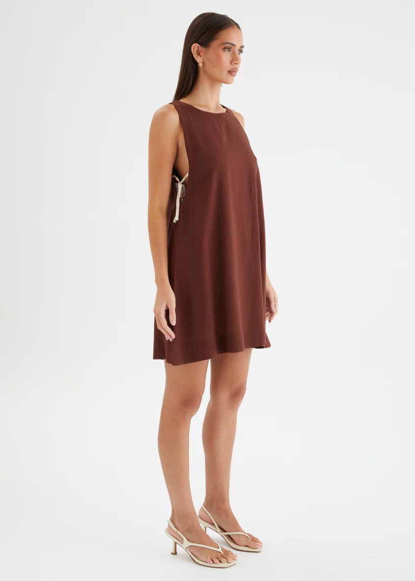 Mikayla Dress - Chocolate - Image 5