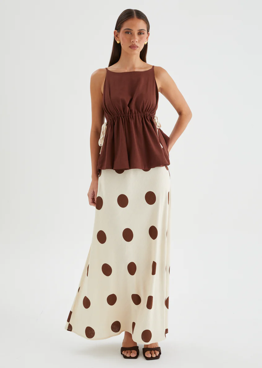 Mikkeli Top - Chocolate - Image 4