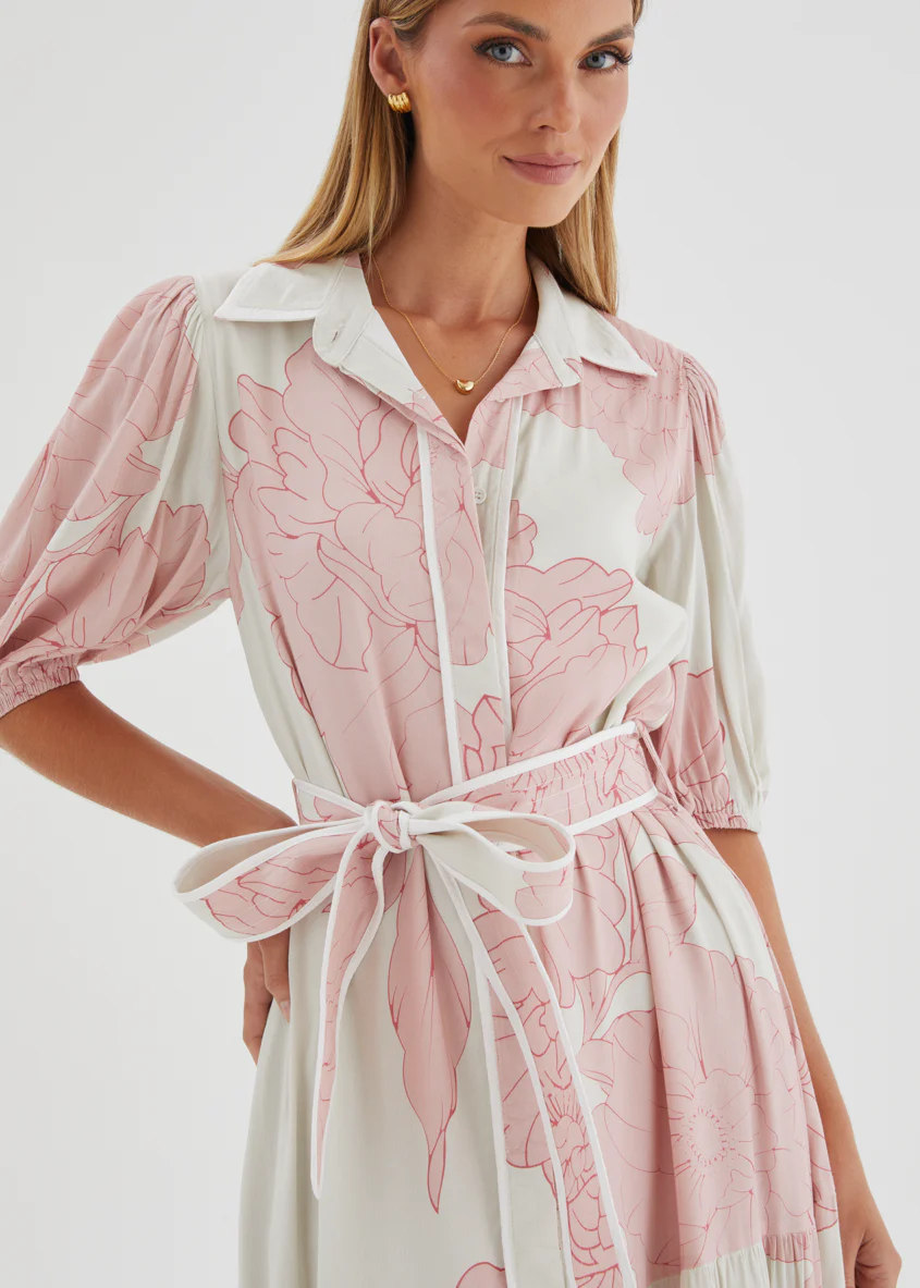 Miranda Maxi Dress - Blush Bloom - Image 7