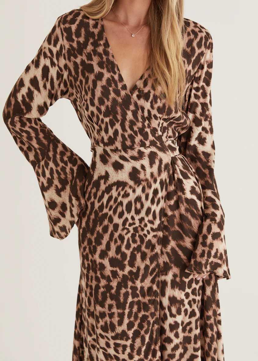 Moda Maxi Dress - Leopard - Image 13