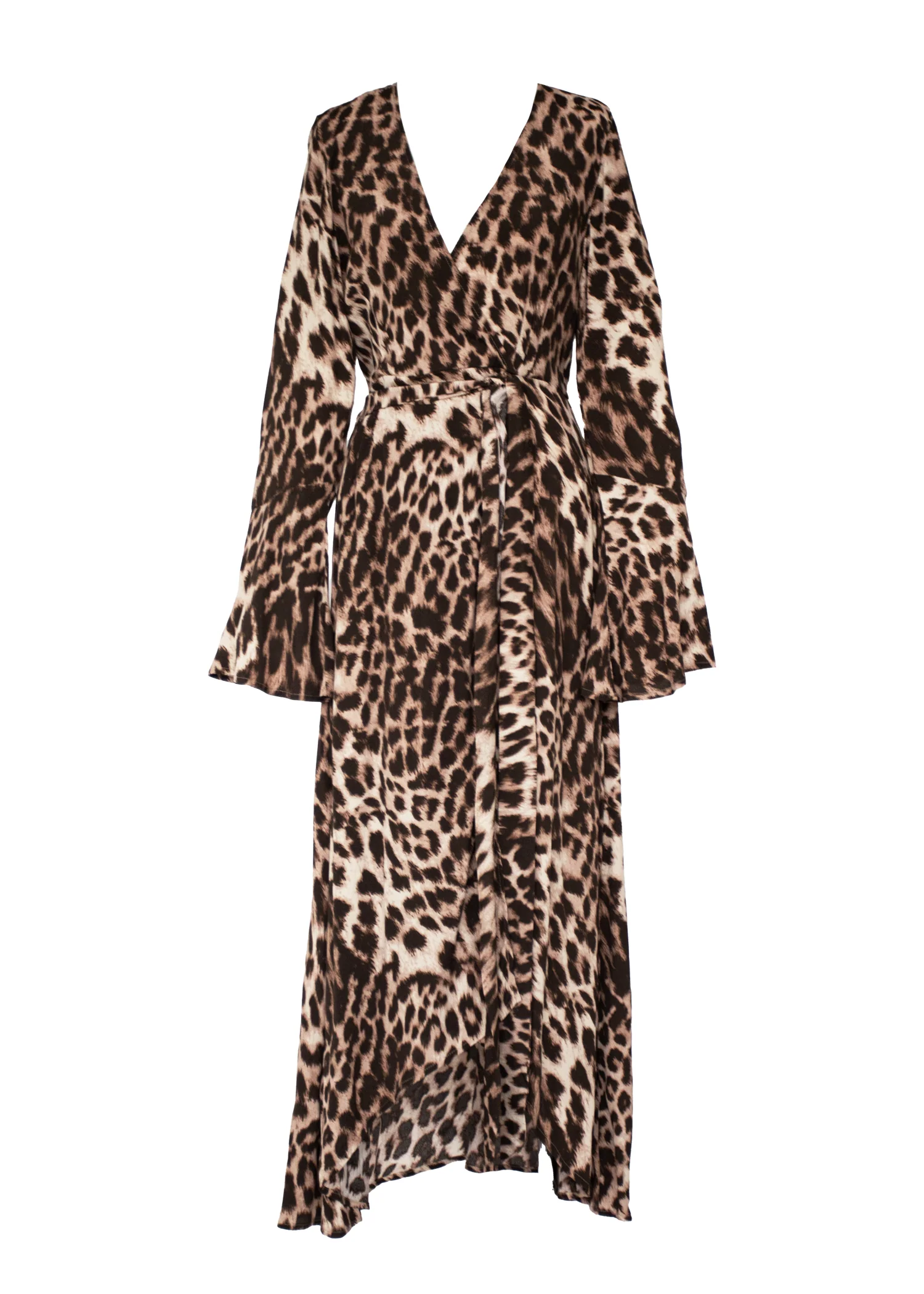 Moda Maxi Dress - Leopard - Image 3
