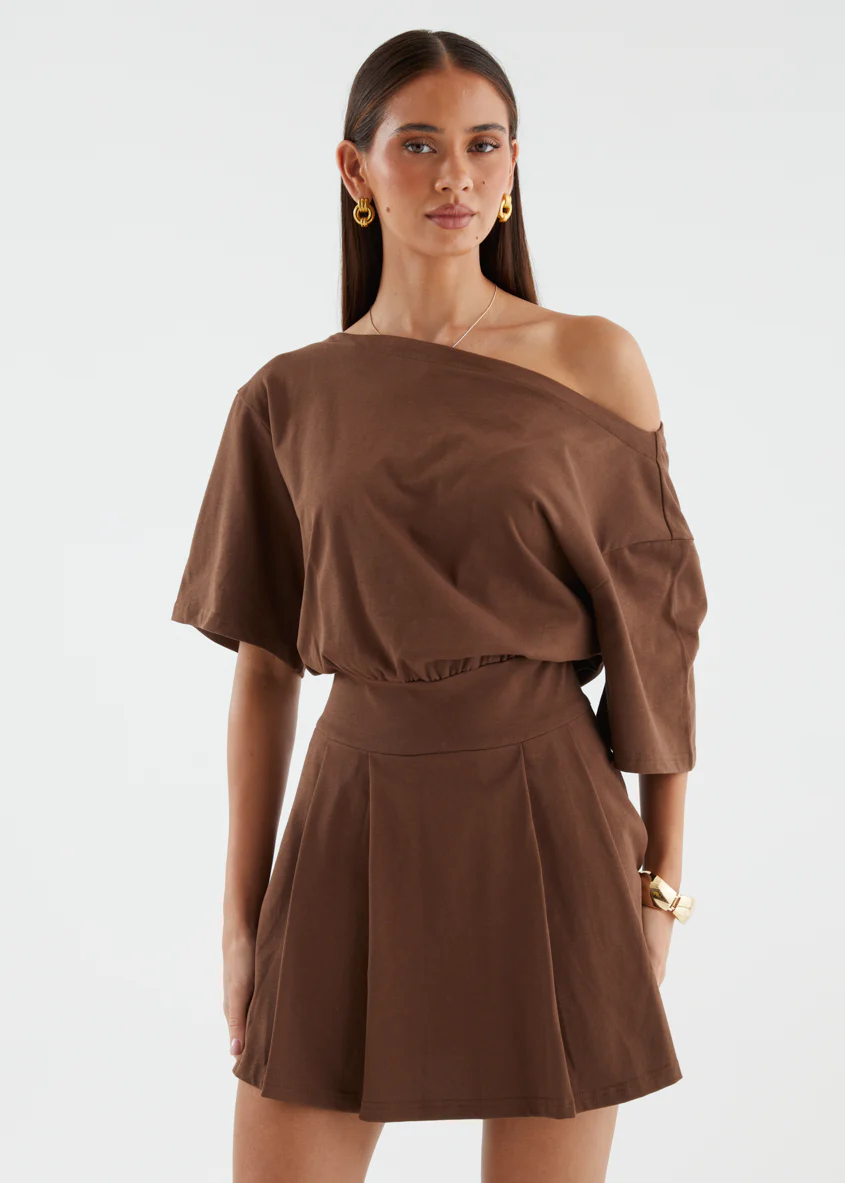 Myley Dress - Chocolate - Image 4