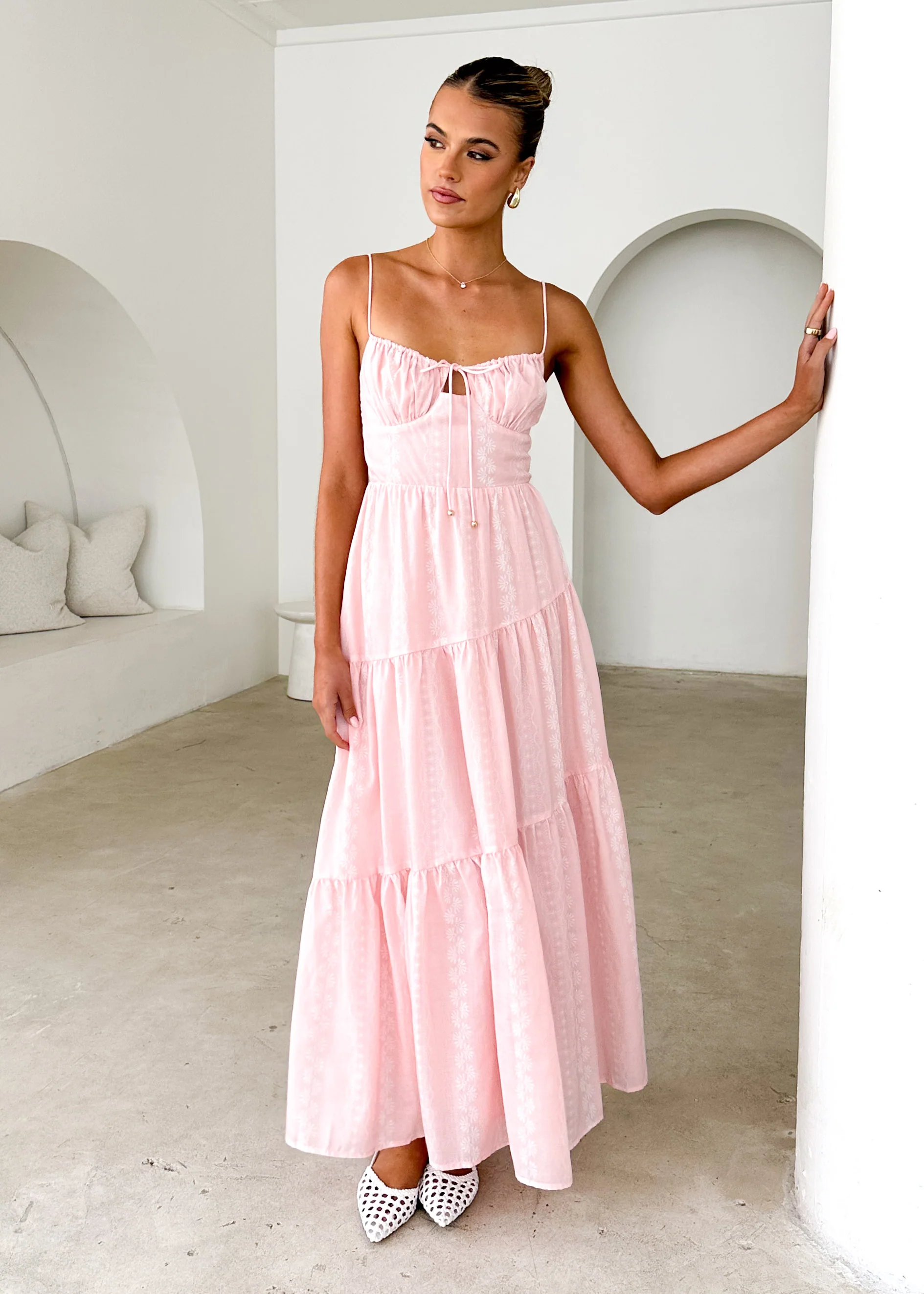 Nashville Maxi Dress - Blush - Image 4