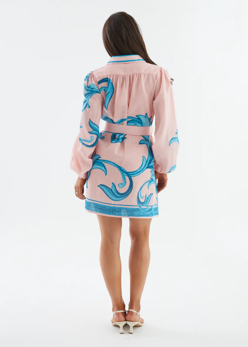 Nicoletta Dress - Pink Zayna - Image 13