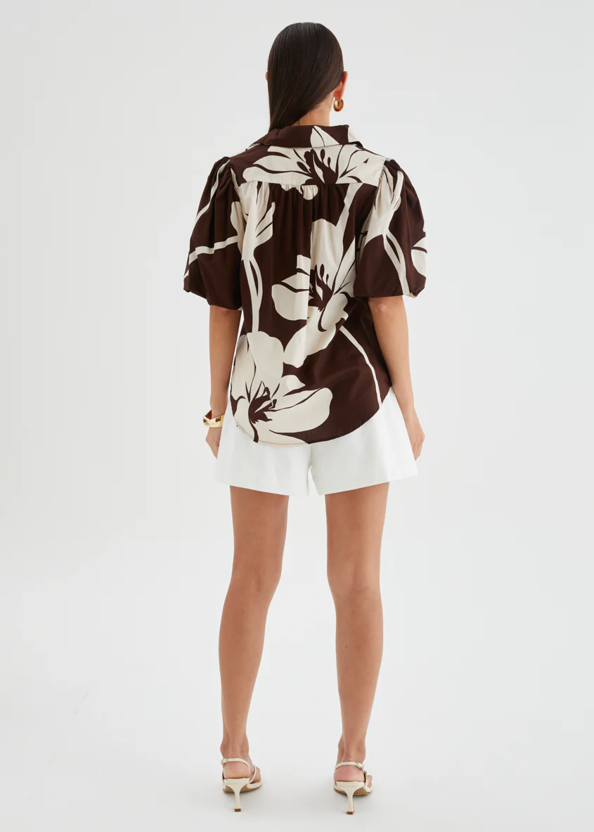 Nouvella Shirt - Chocolate Bloom - Image 8