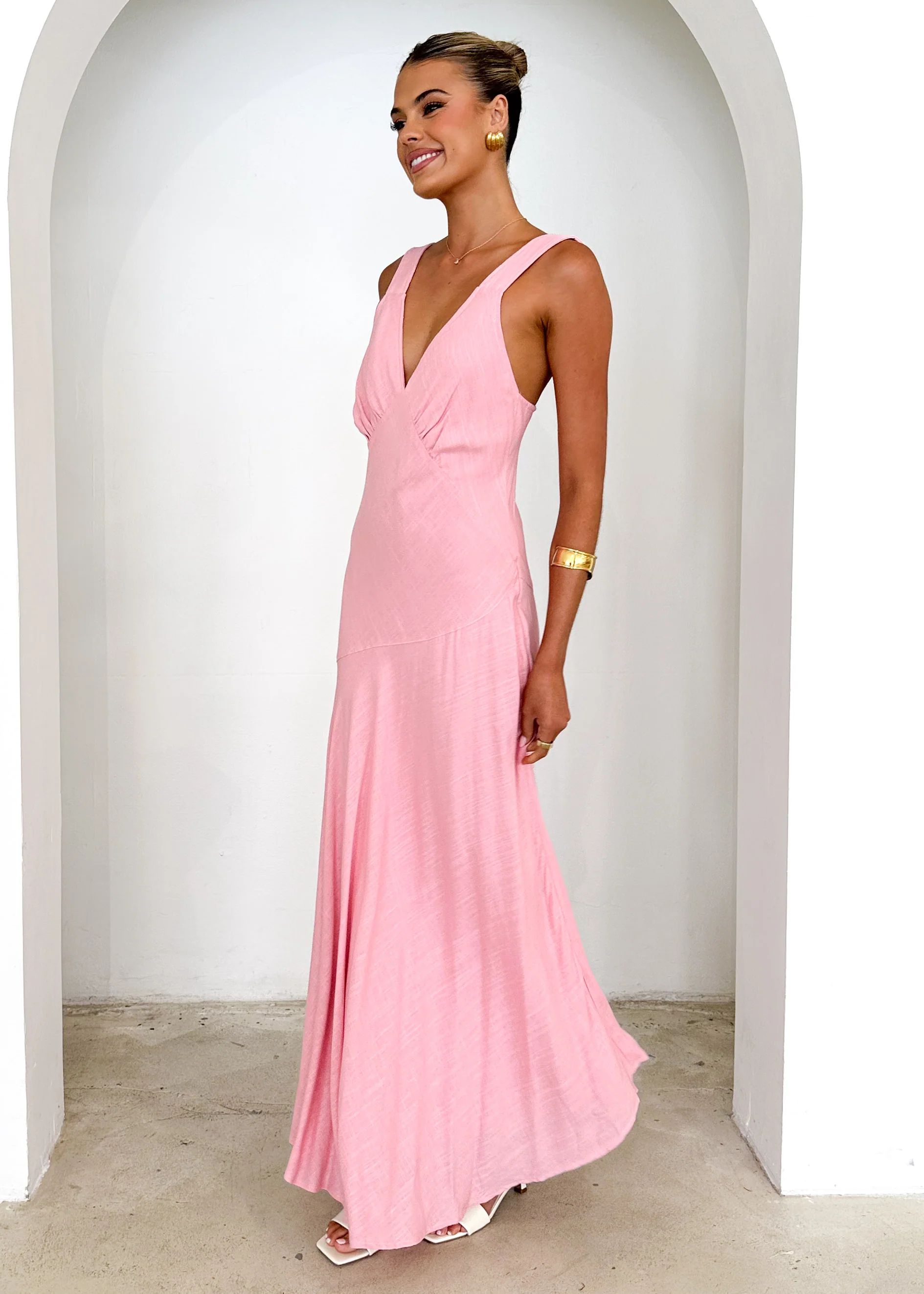 Orabelle Maxi Dress - Pink - Image 7