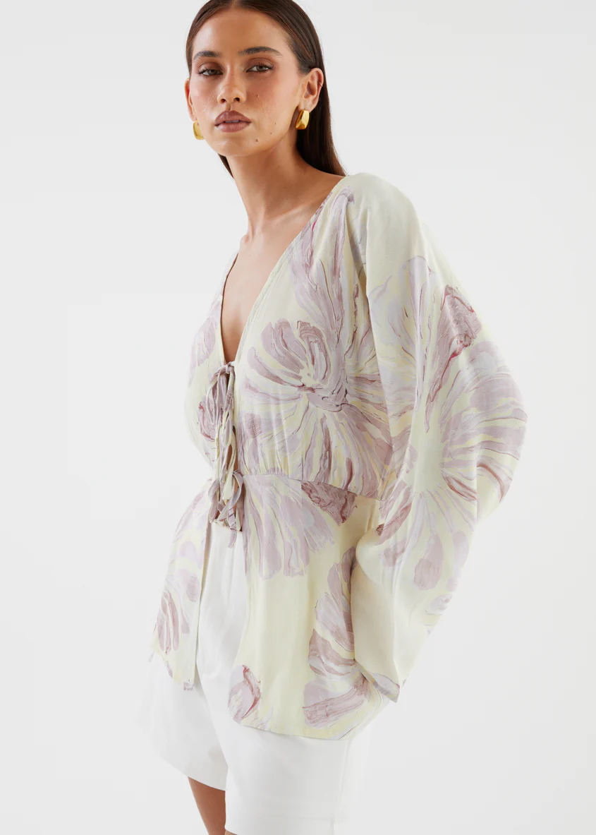 Origami Blouse - Seashell - Image 12