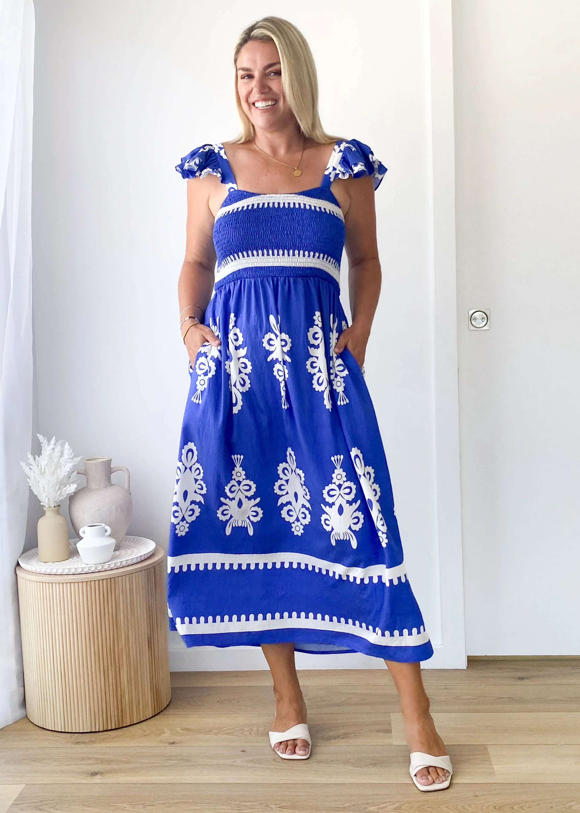 Outlaw Maxi Dress - Cobalt - Image 4
