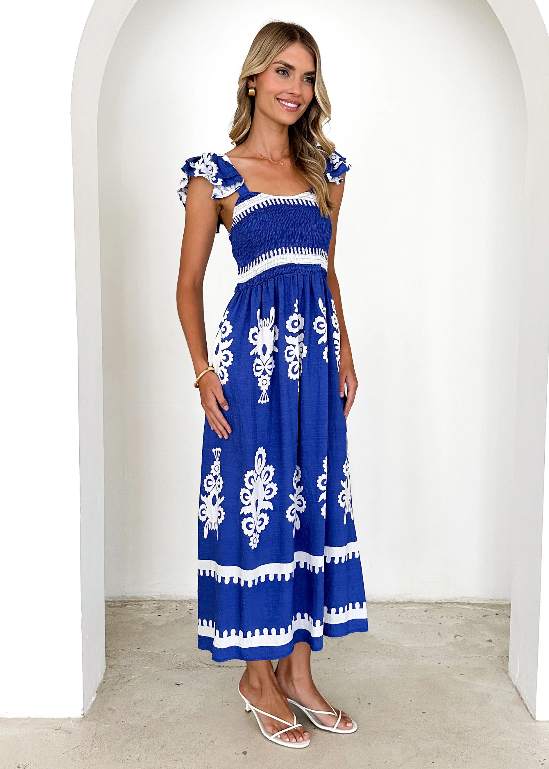 Outlaw Maxi Dress - Cobalt - Image 6