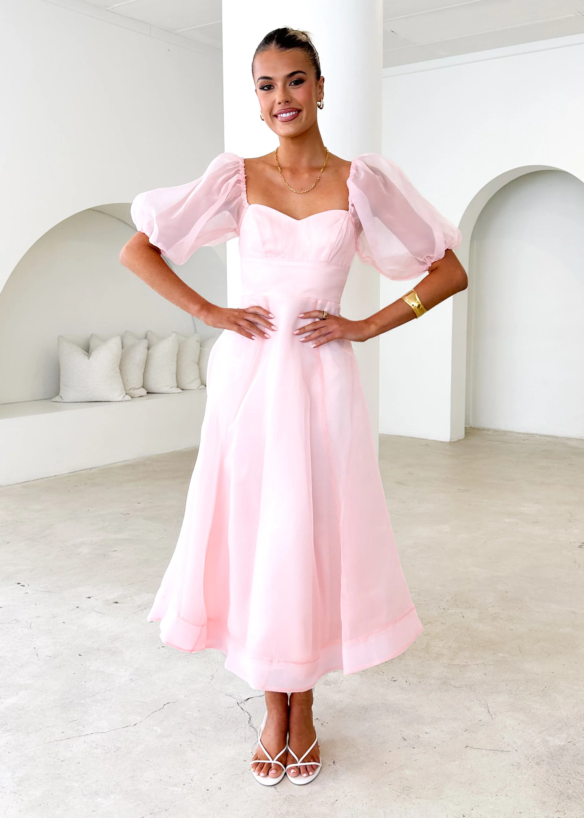 Paradisio Maxi Dress - Peach - Image 2