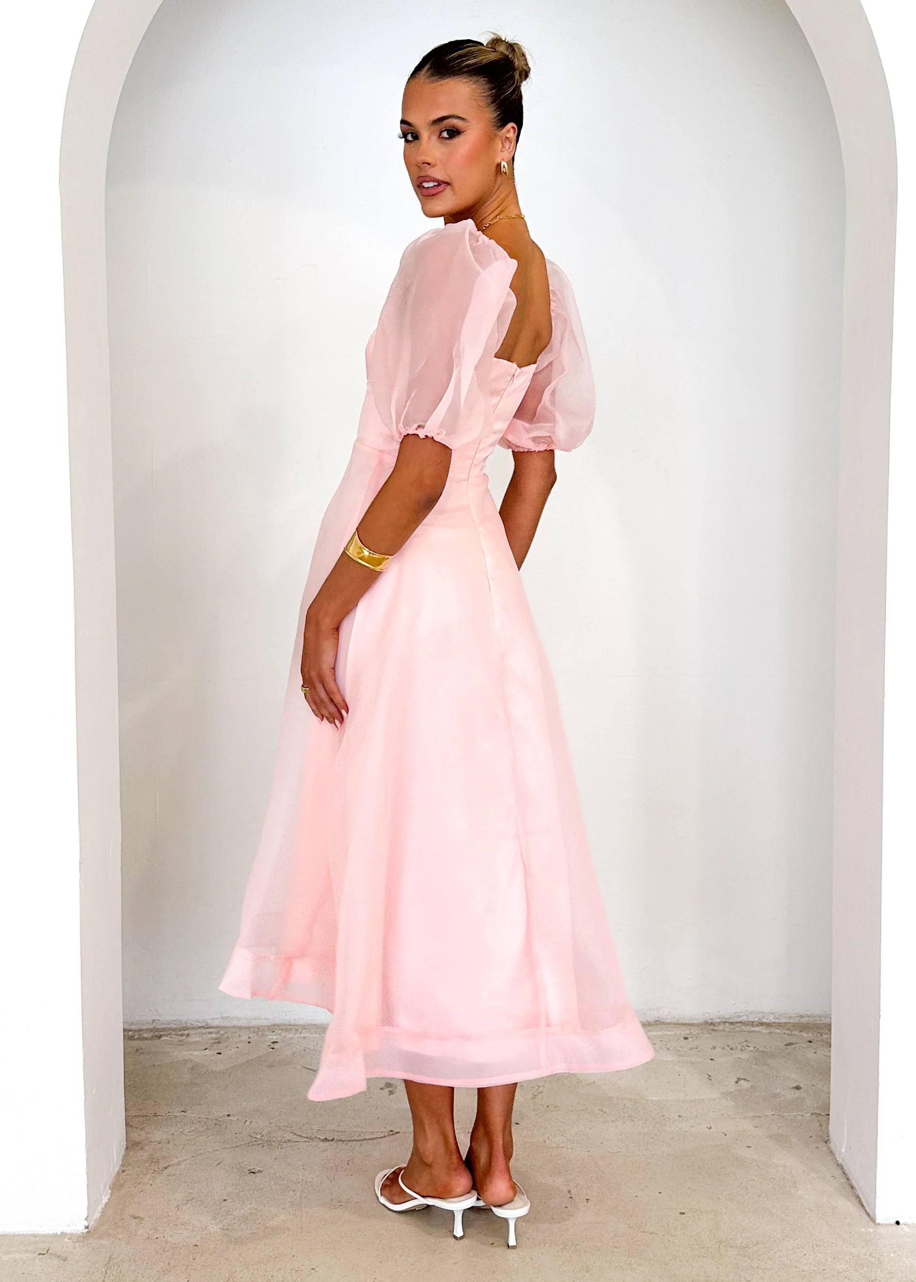 Paradisio Maxi Dress - Peach - Image 4