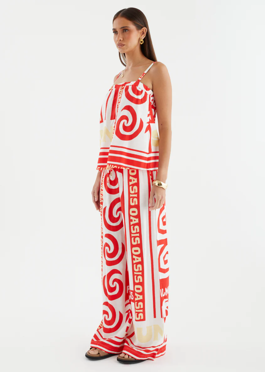 Patricia Wide Leg Pants - Palmeras - Image 8