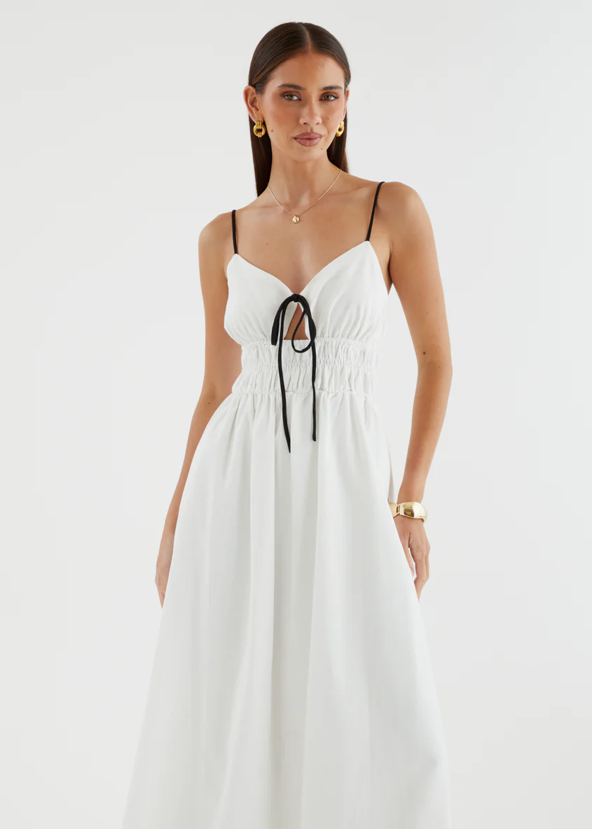 Petross Maxi Dress - White - Image 6