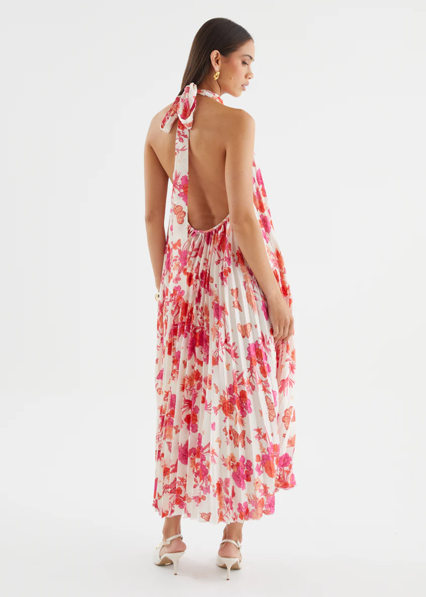 Preta Maxi Dress - Magenta Floral - Image 8