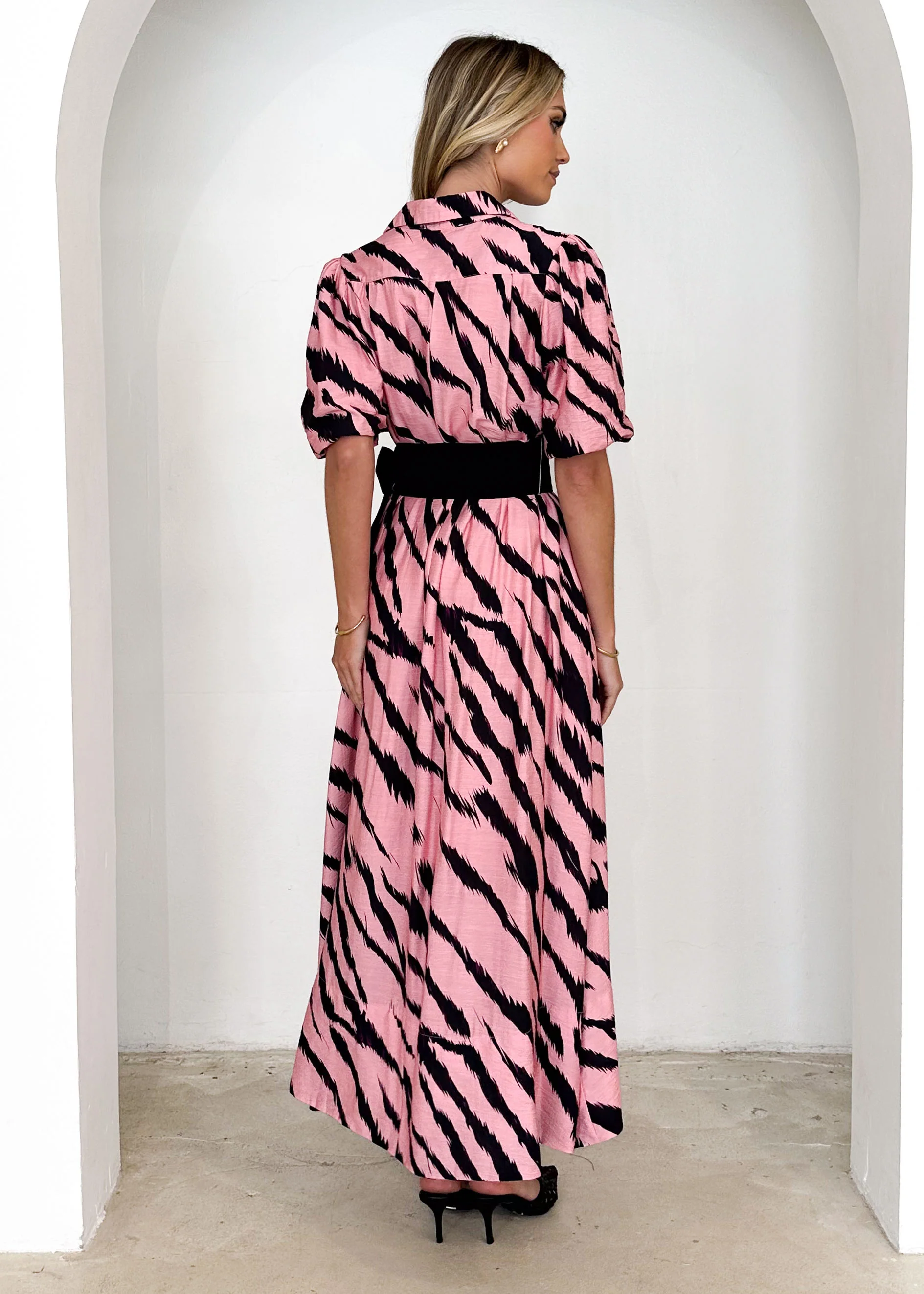 Rambler Maxi Dress - Pink Zebra - Image 10