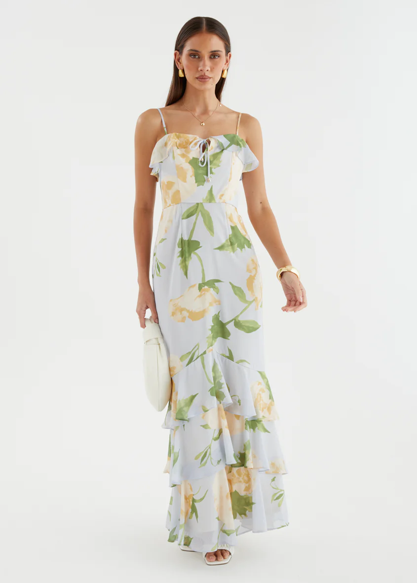 Renn Maxi Dress - Blue Bloom - Image 4