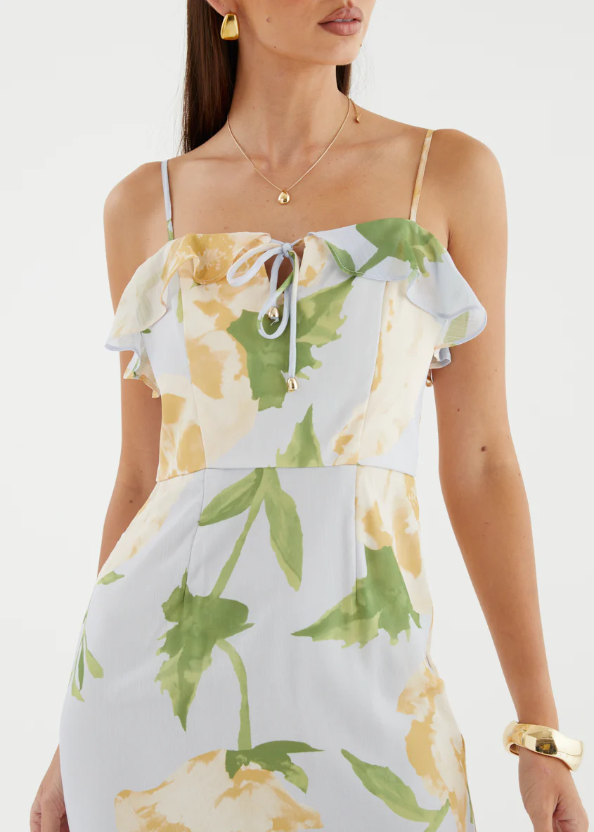 Renn Maxi Dress - Blue Bloom - Image 7