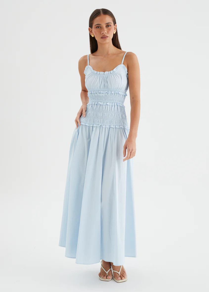 Rihana Maxi Dress - Blue - Image 6