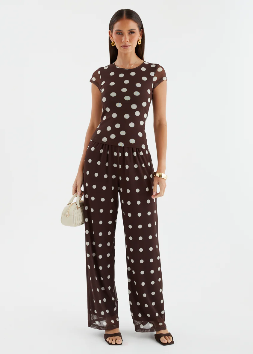 Robyn Mesh Pants - Espresso Spot - Image 3