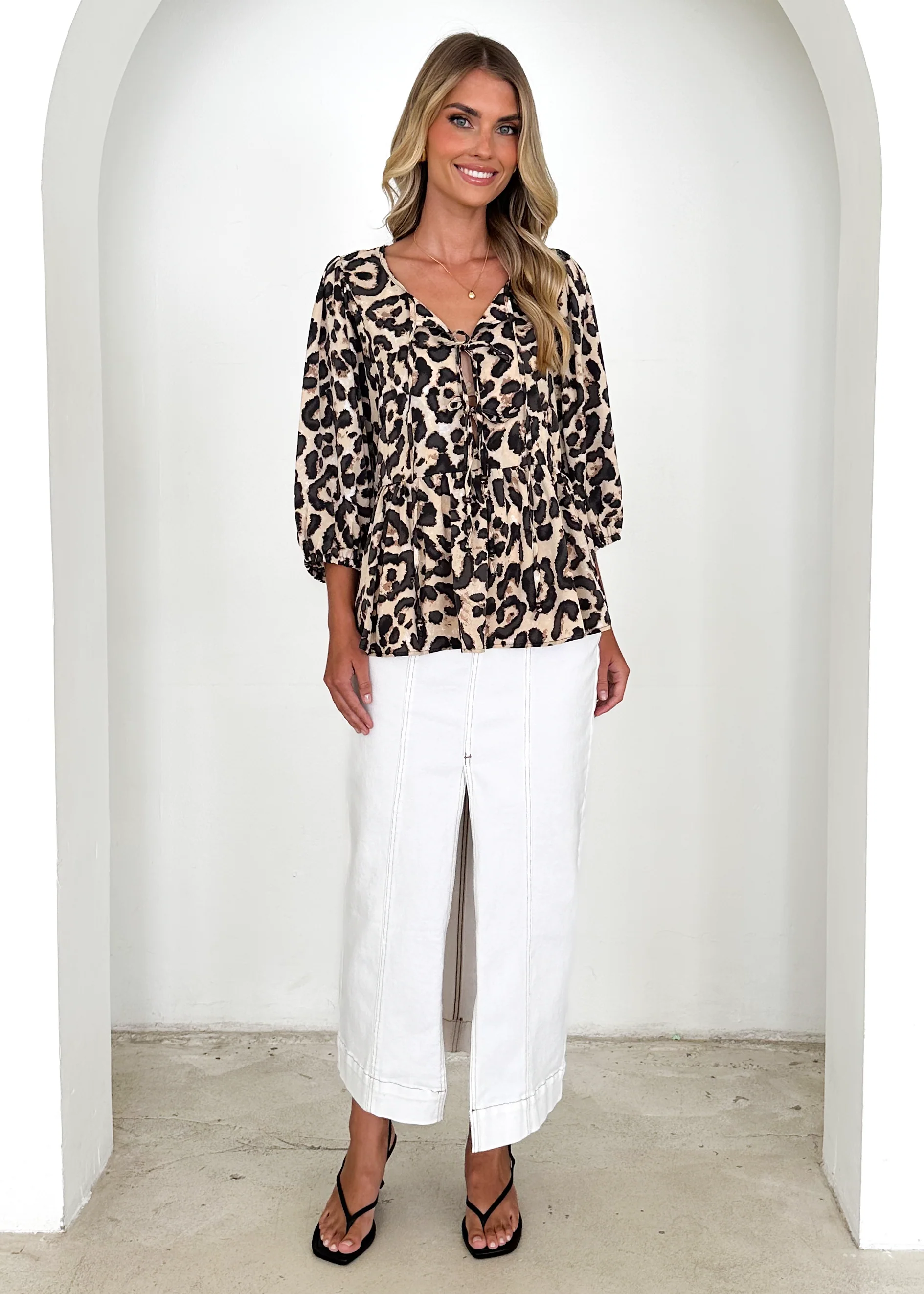 Rodeo Blouse - Leopard - Image 12