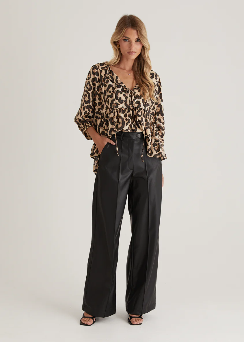 Rodeo Blouse - Leopard - Image 5