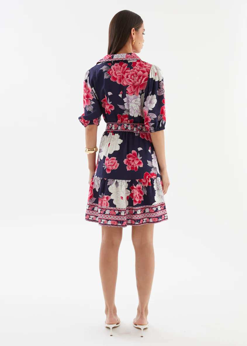 Roena Dress - Crimson Peony - Image 5