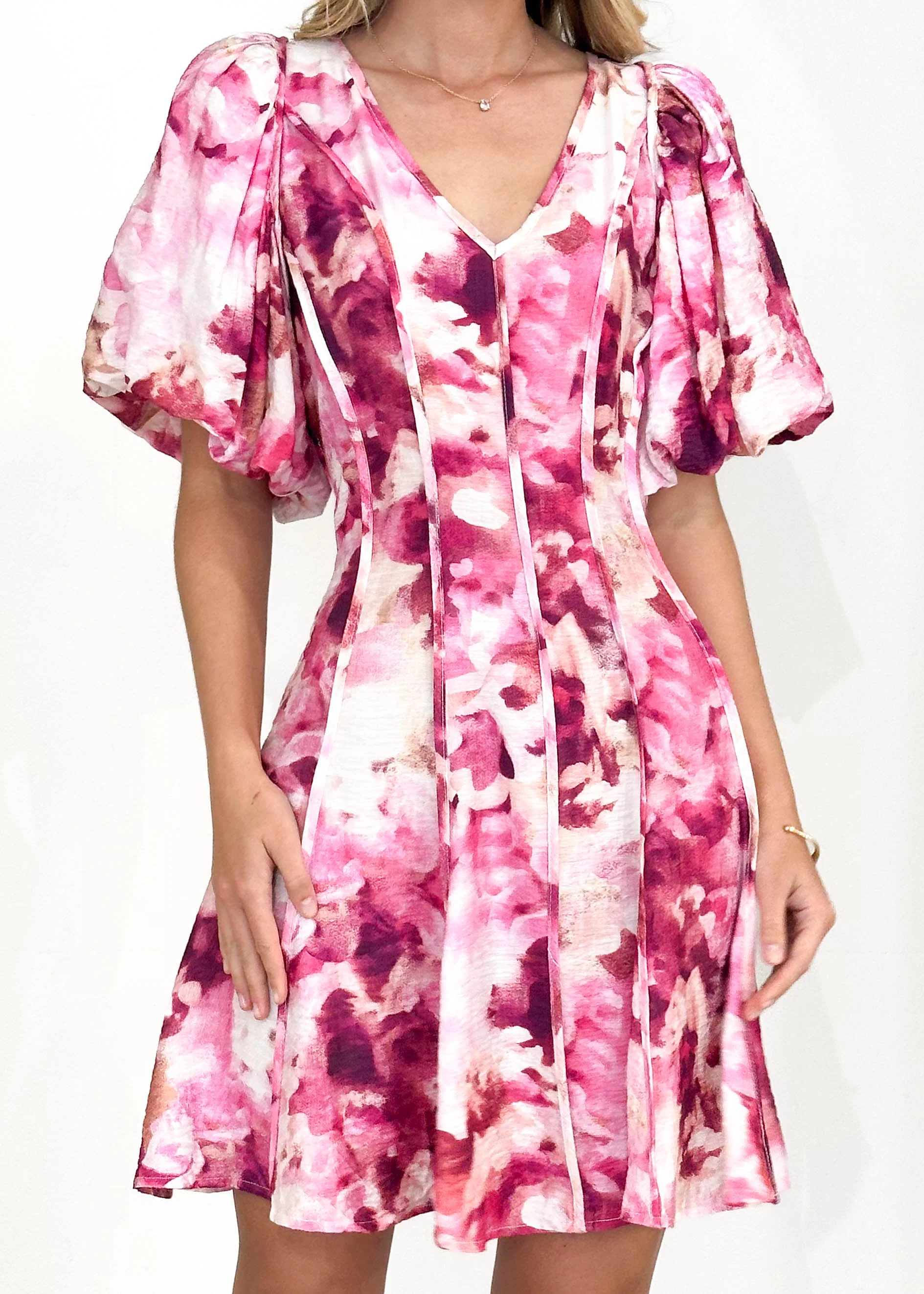 Sabrina Dress - Magenta Splash - Image 12