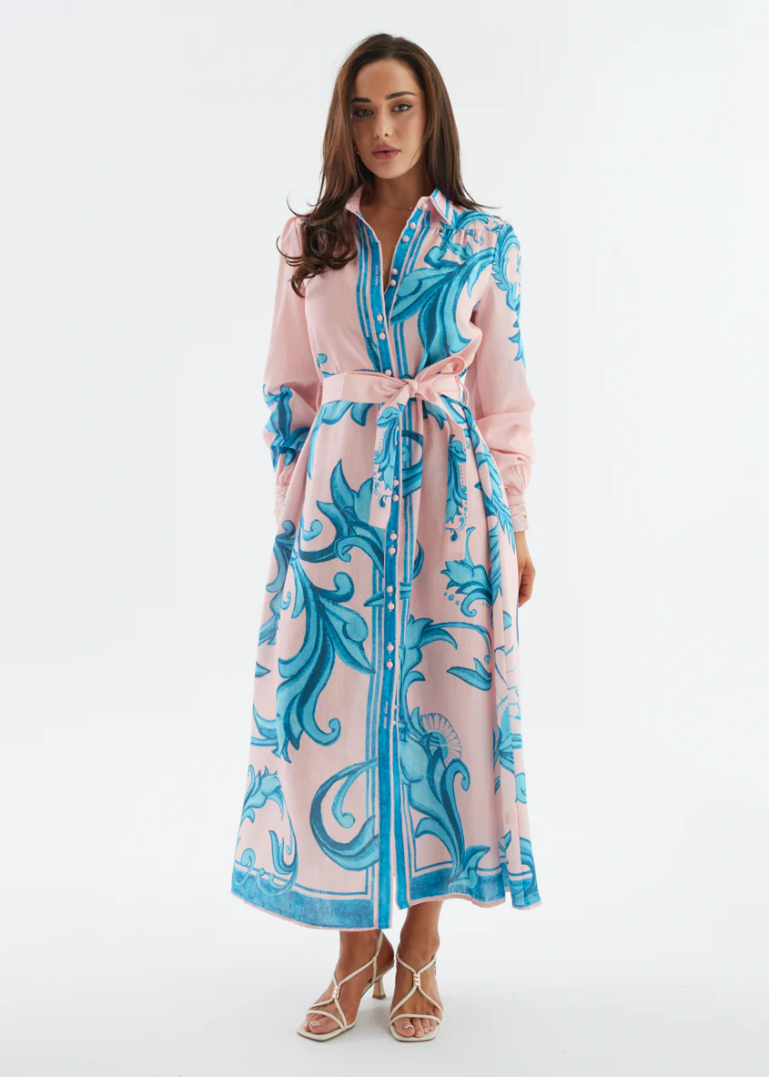 Sage Maxi Dress - Pink Zayna - Image 11