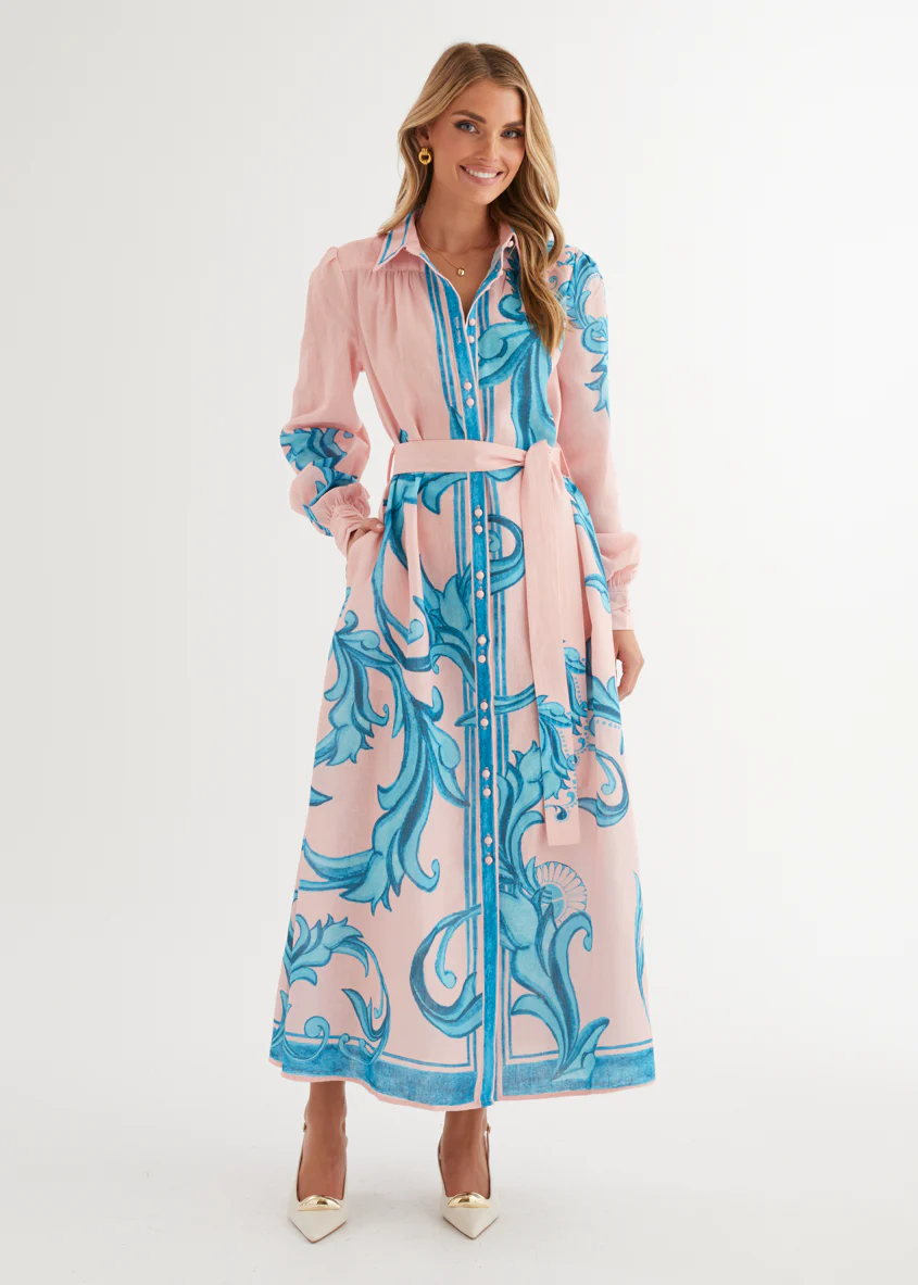 Sage Maxi Dress - Pink Zayna - Image 17