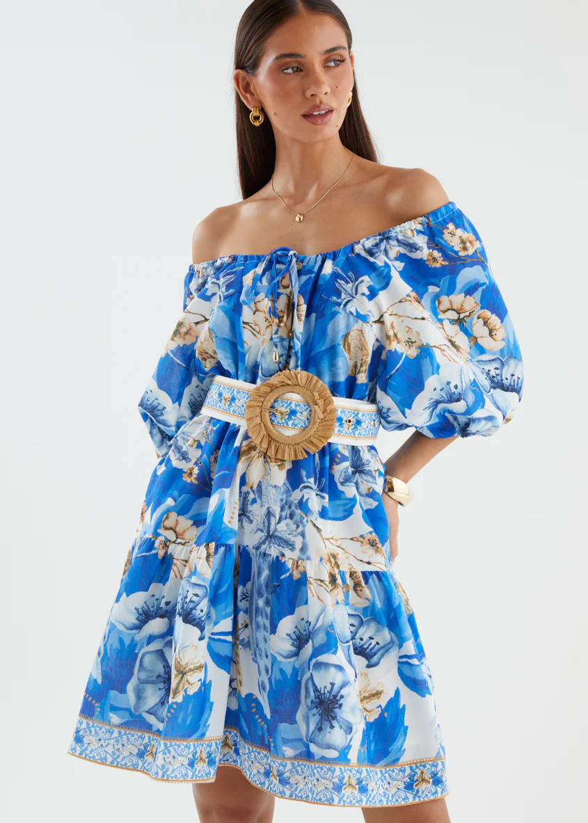 Sarina Dress - Vacanza Sapphire - Image 6