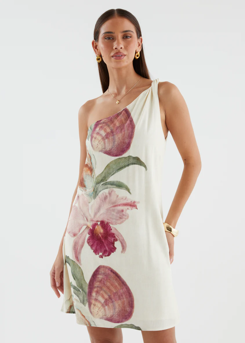 Seika One Shoulder Dress - Sea Siren - Image 5