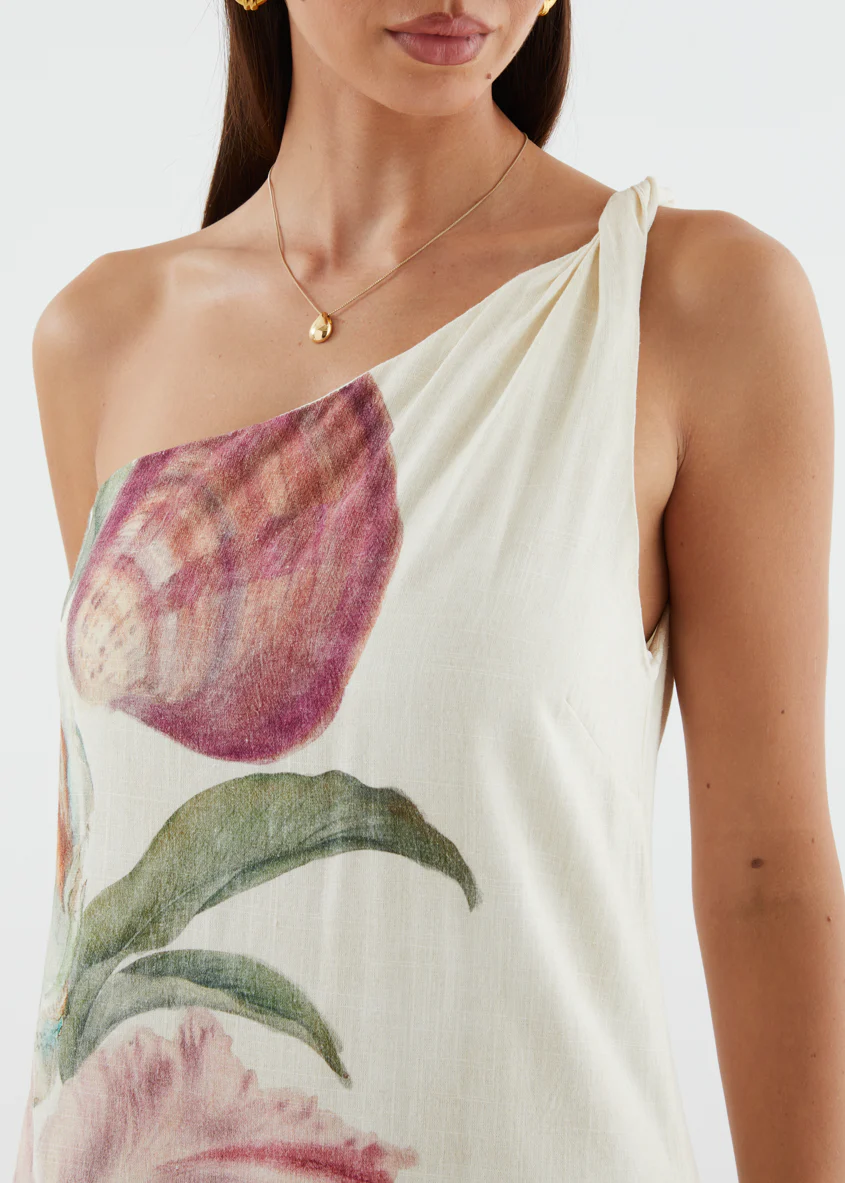 Seika One Shoulder Dress - Sea Siren - Image 9