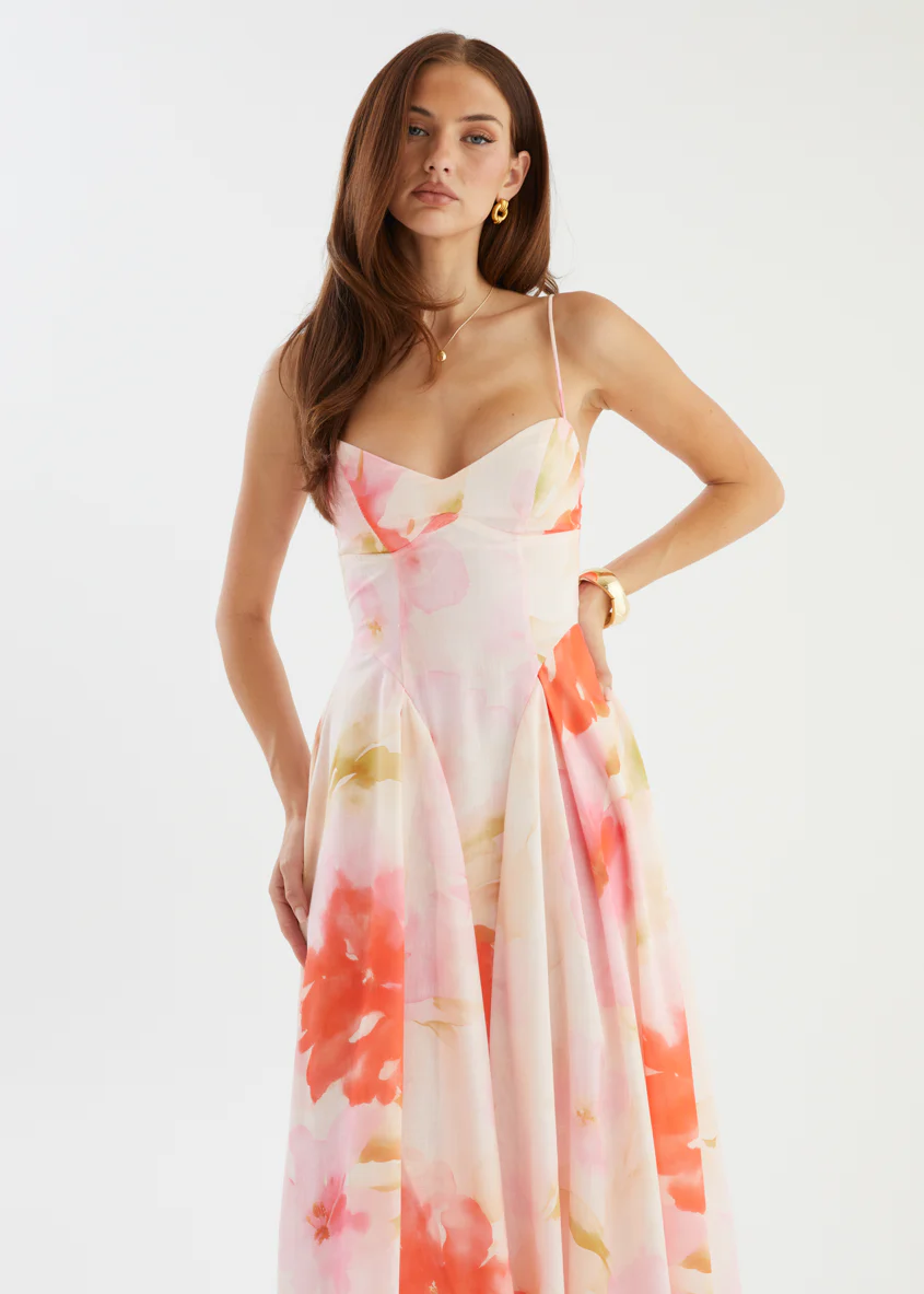 Selina Maxi Dress - Blush Garden - Image 3