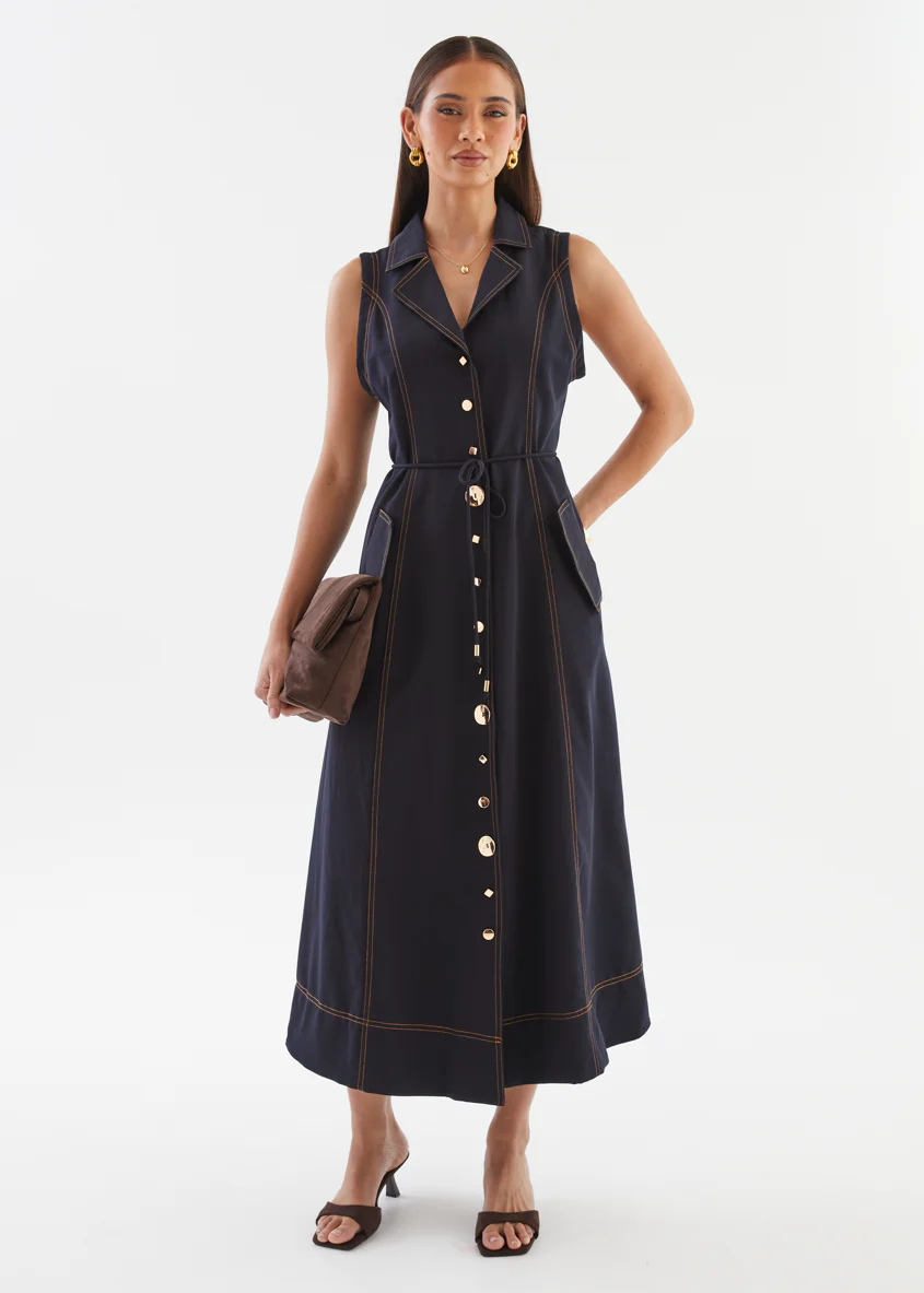 Sianne Maxi Dress - Navy