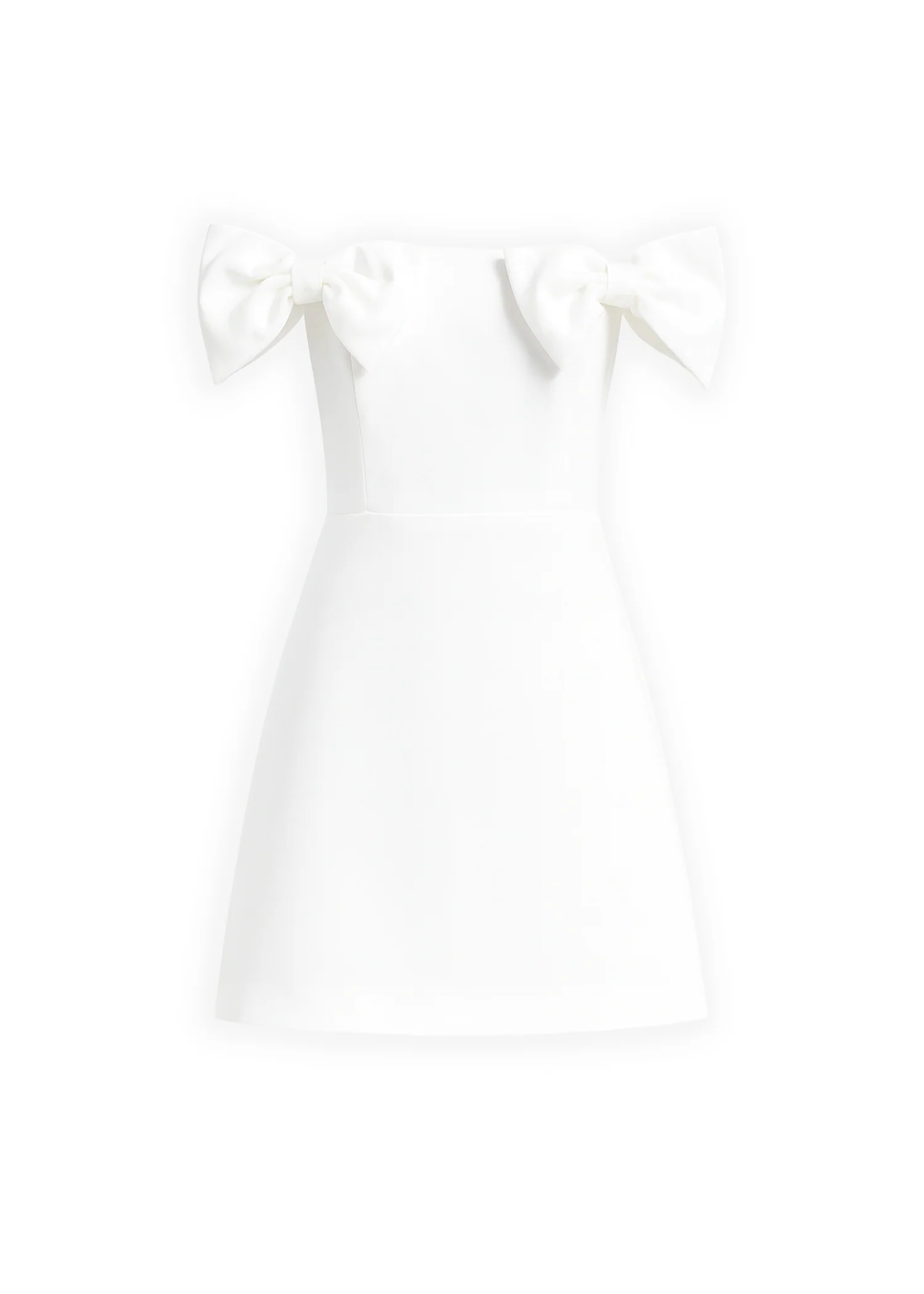 Sofi Off Shoulder Dress - White - Image 2