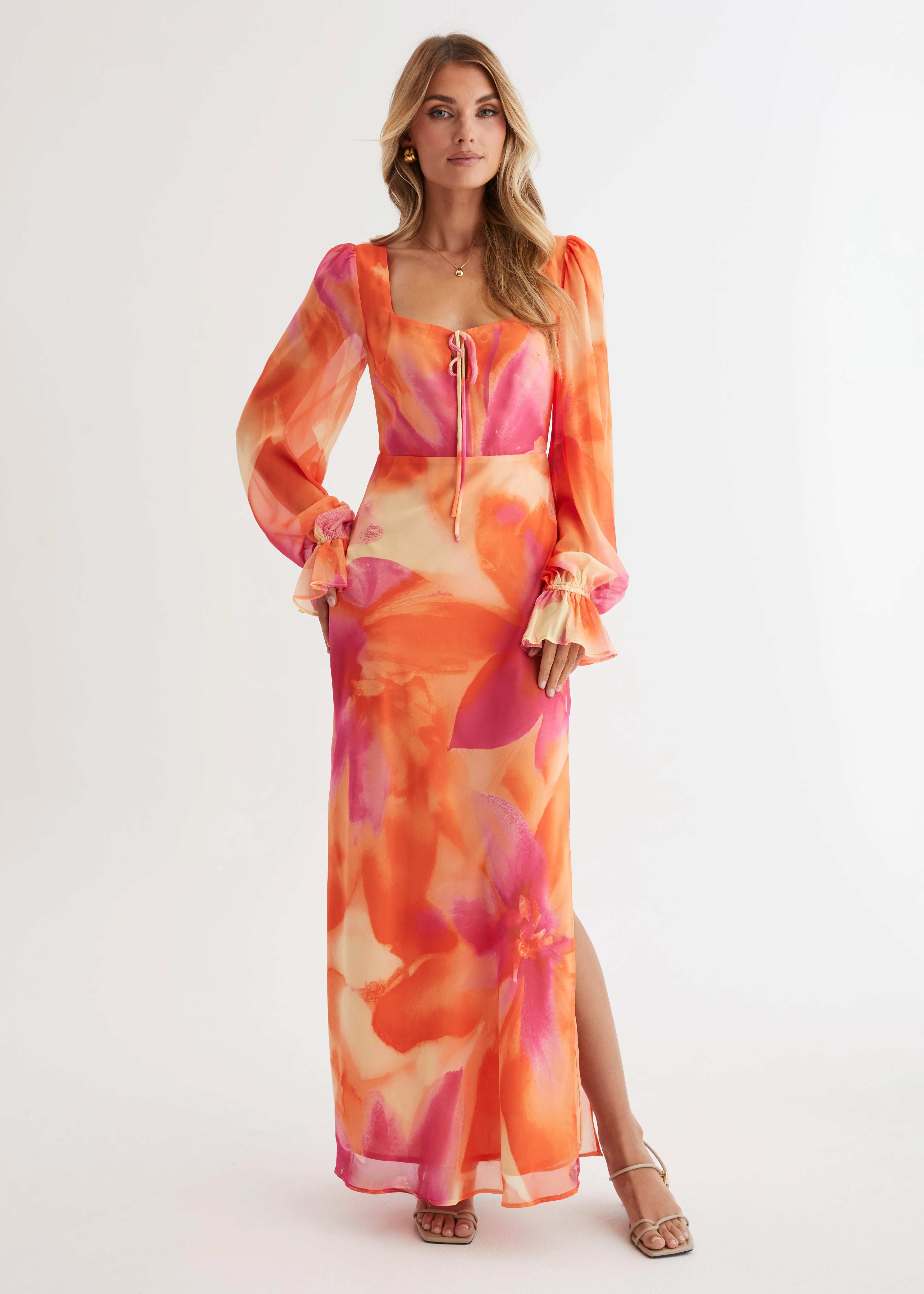 Soiree Maxi Dress - Sunset Floral - Image 2