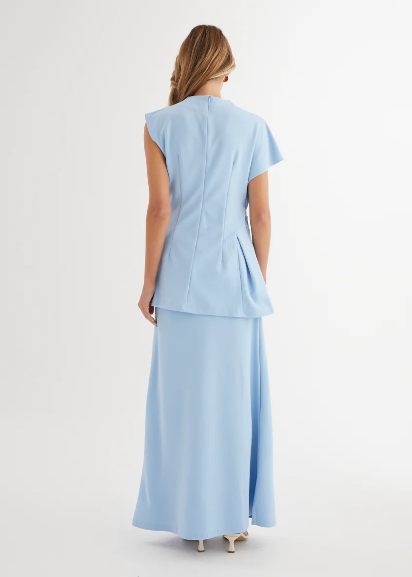 Solace Maxi Skirt - Blue - Image 5