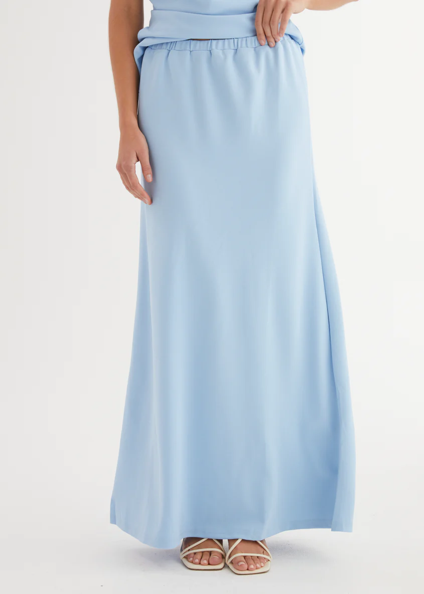Solace Maxi Skirt - Blue - Image 6