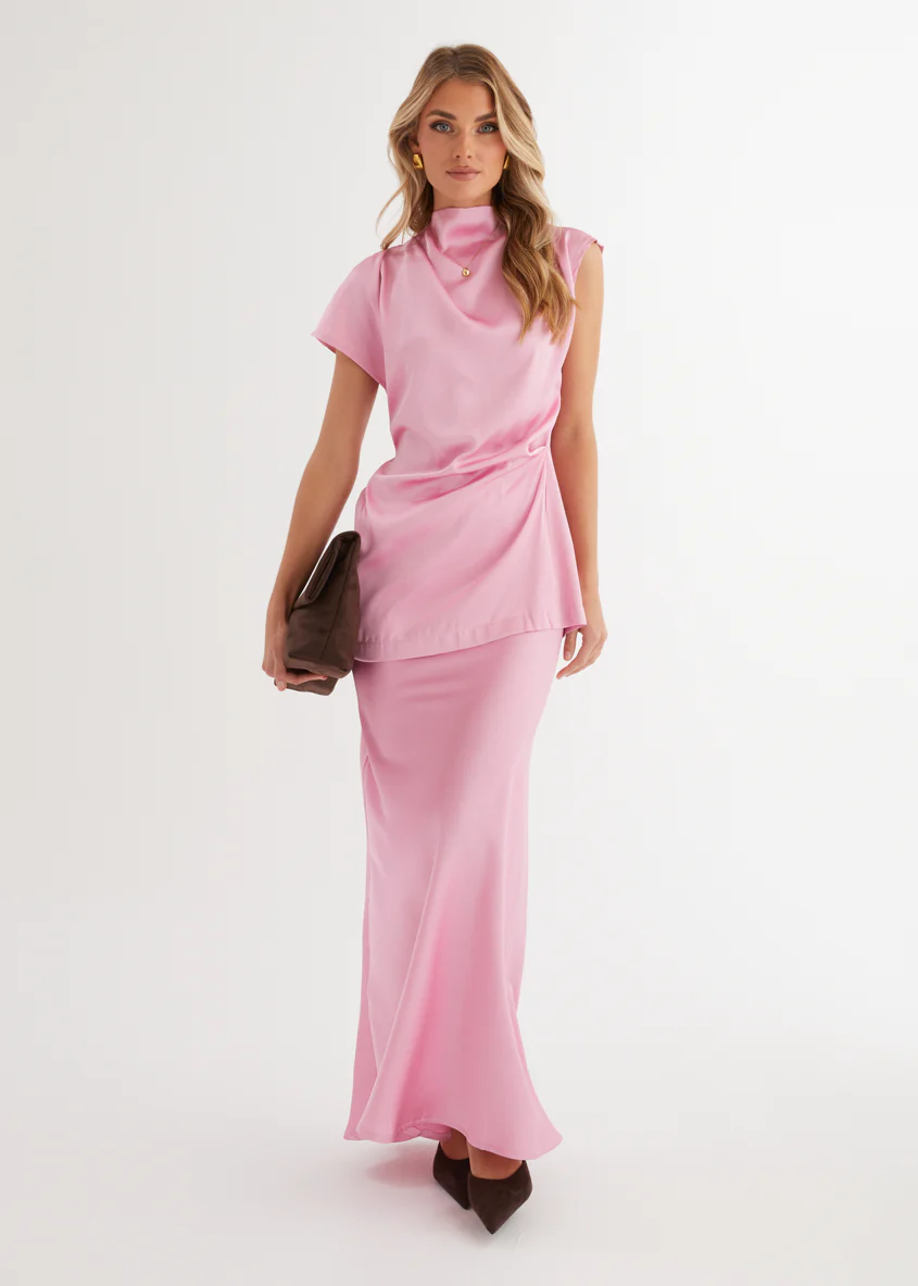 Solace Maxi Skirt - Pink - Image 3