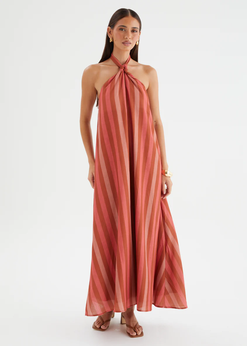 Suellen Halter Maxi Dress - Sienna Stripe - Image 3