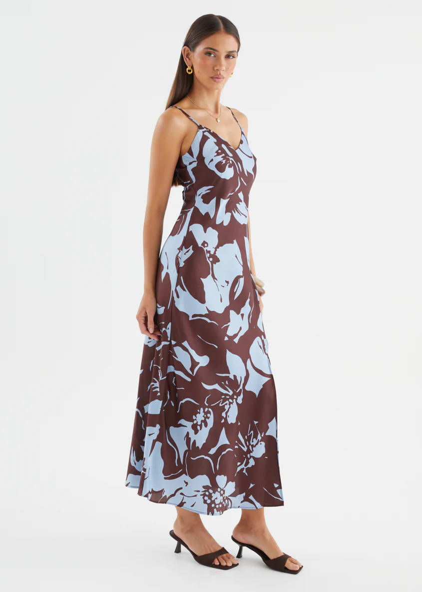 Talelah Maxi Dress - Choc Blue - Image 6