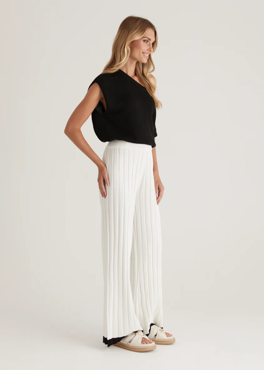 Tienna Knit Pants - Off White - Image 6
