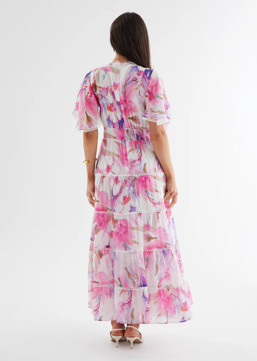 Tillie Maxi Dress - Pink Bouquet - Image 12