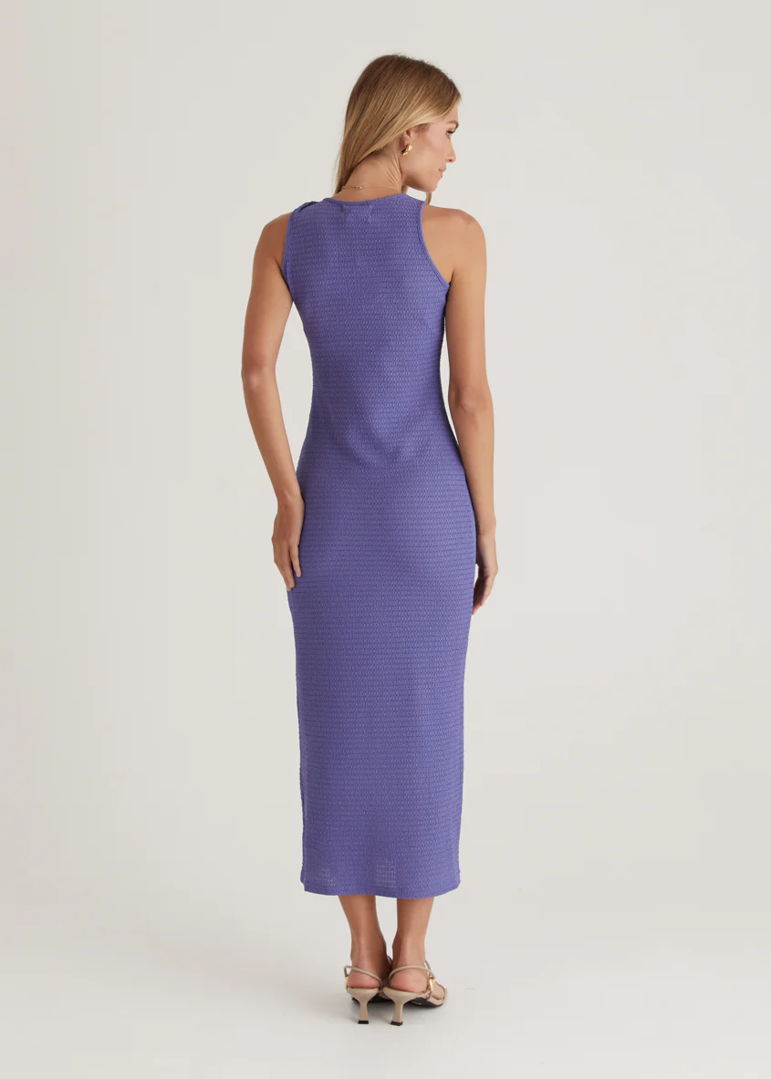 Torie Knit Maxi Dress - Violet - Image 7