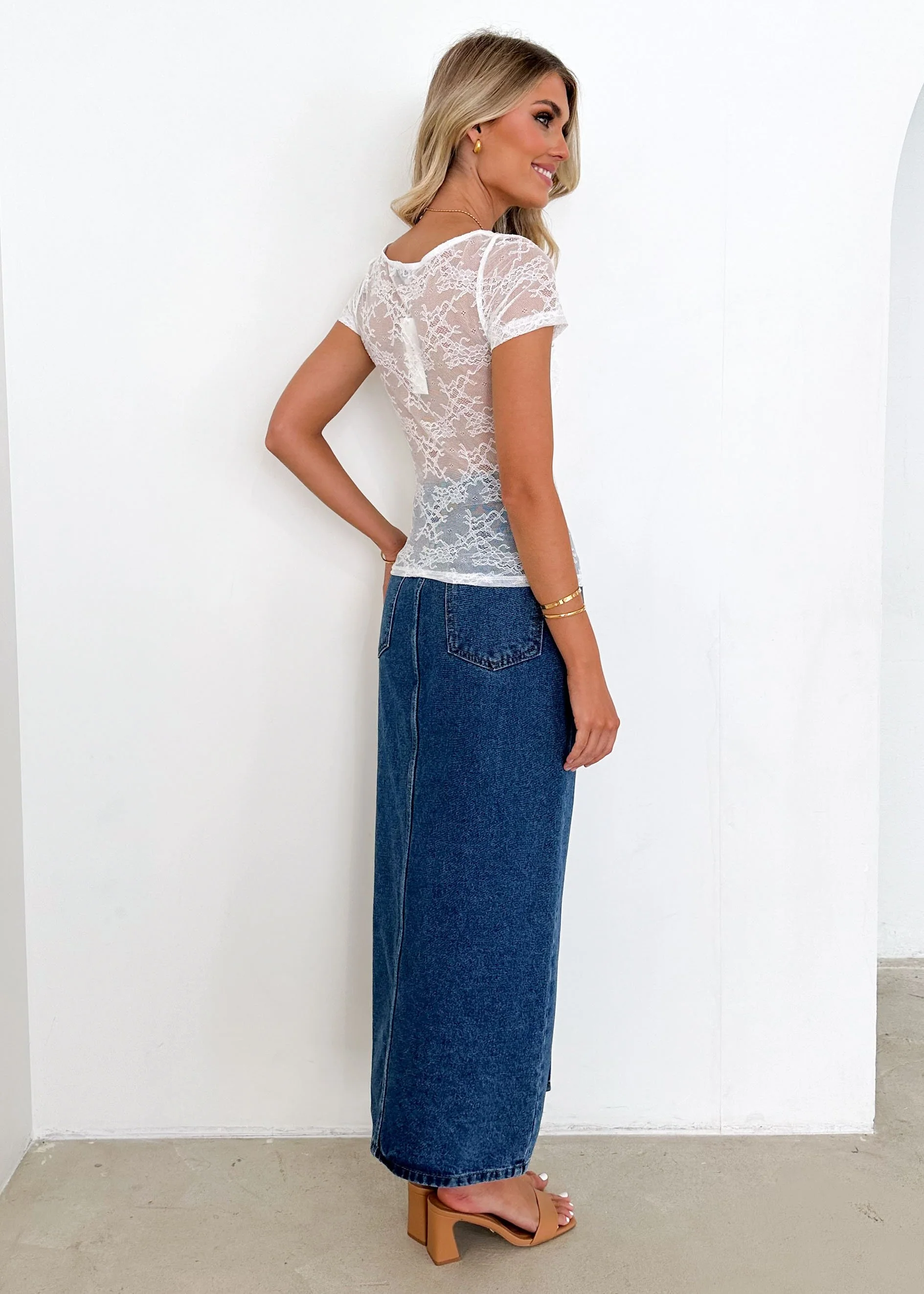 Vicer Lace Top - Off White - Image 5