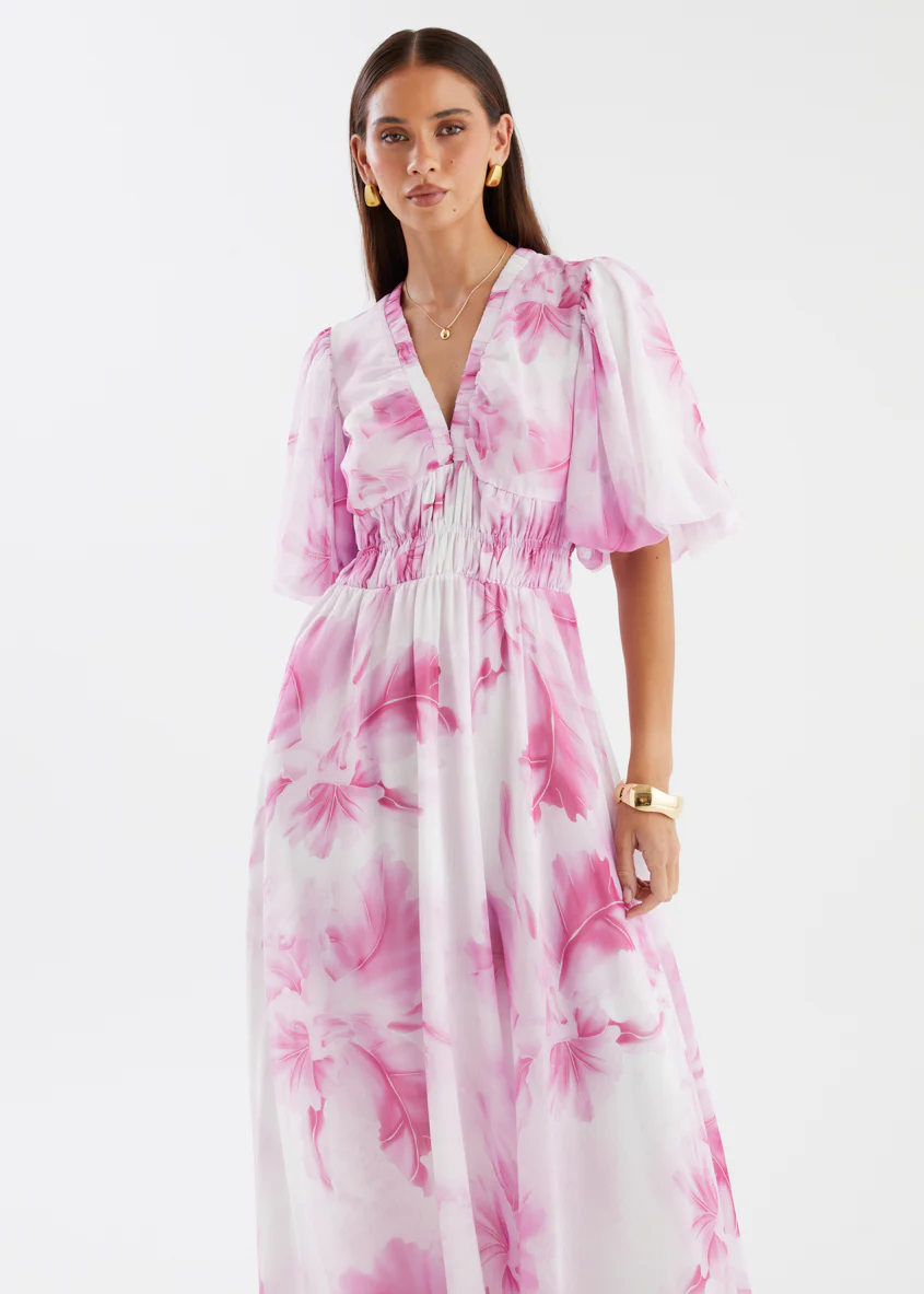Wonderwall Midi Dress - Pink Floss - Image 4