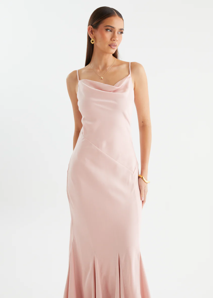 Zita Maxi Dress - Blush - Image 9