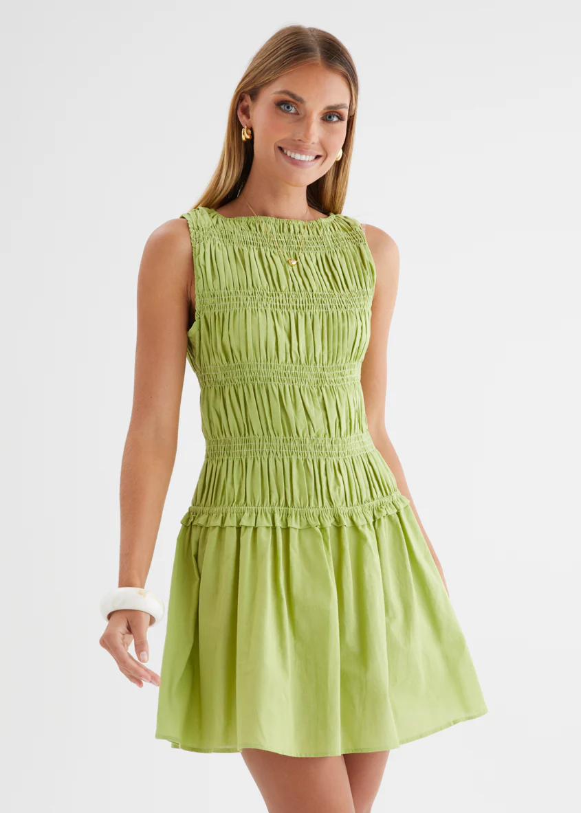 Zuleika Dress - Matcha - Image 6