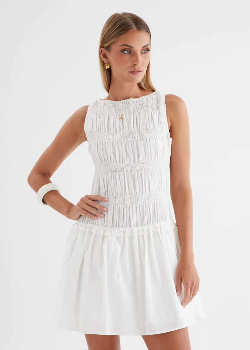 Zuleika Dress - Off White - Image 4