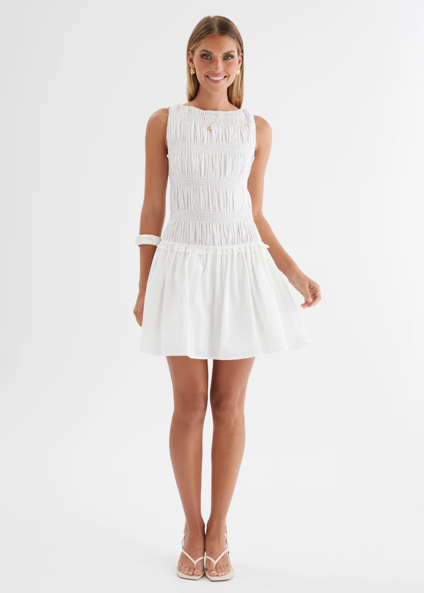 Zuleika Dress - Off White - Image 6